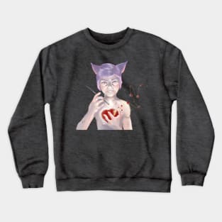 Stitch a broken heart Crewneck Sweatshirt